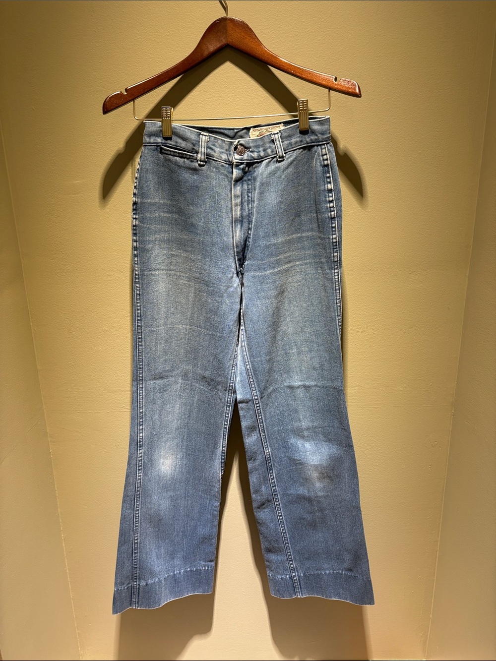 VTG 70s Classic Wide-Leg Organically Grown by Arpeja Blue Jeans